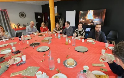 Repas de Noël chez S-Pace : Convivialité et Partage au Rendez-Vous